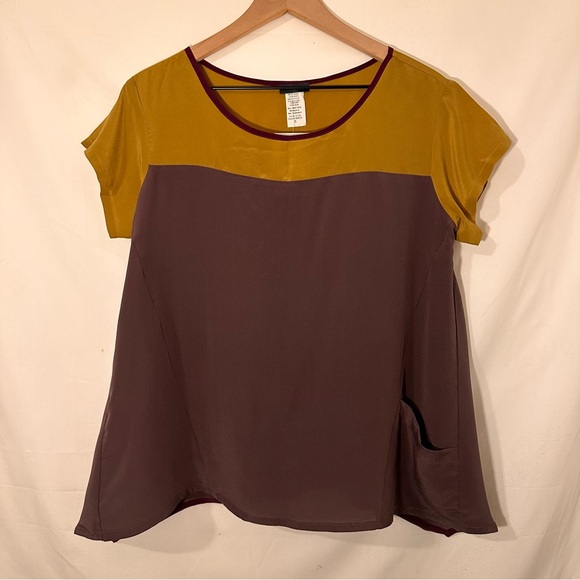 Anthropologie Tops - Anthropologie | Top | Left of Center Blocked Top